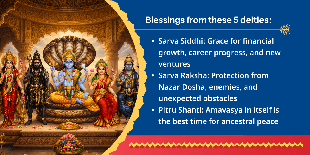 Shukra Amavasya Sarva Siddhi Sarva Raksha 5 Temples Chadhava