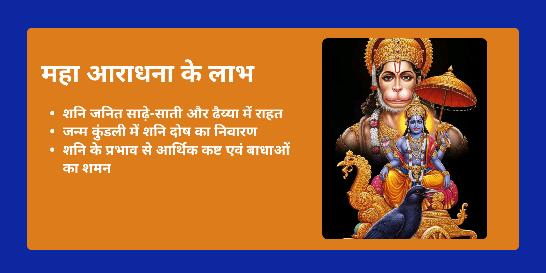 शनि पूर्णिमा शनि-हनुमान 6 मंदिर महा आराधना 