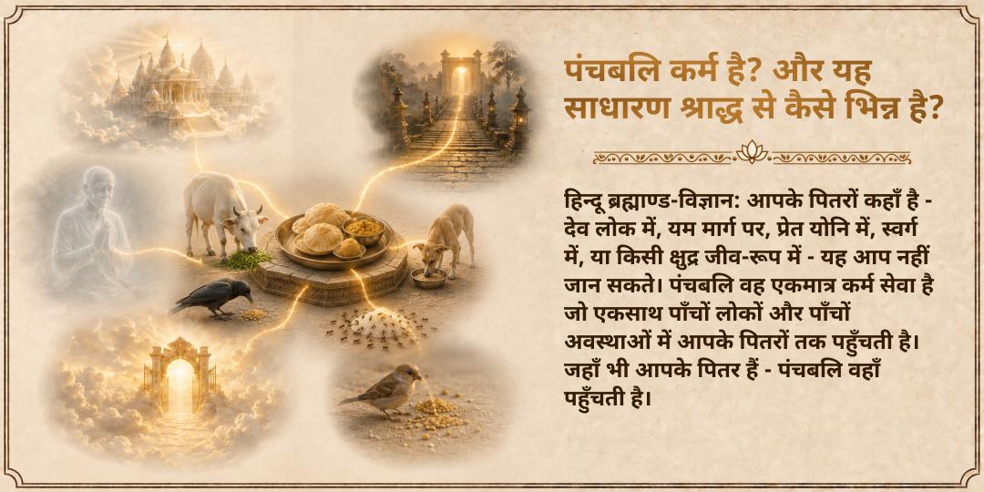 पितृ पक्ष श्राद्ध गया पितृ कृपा प्राप्ति पंचबलि सेवा