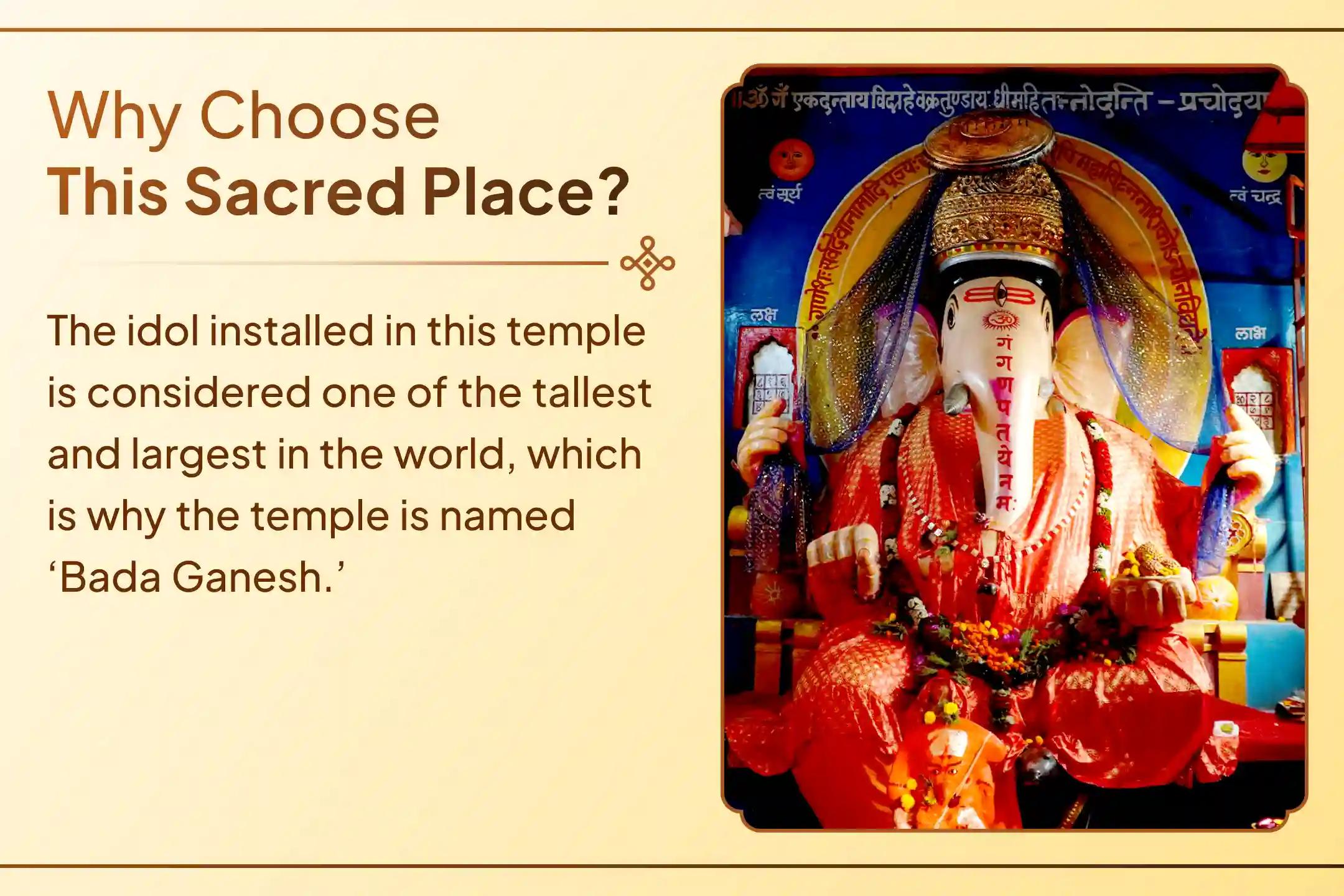 ✨Give your career aspirations a sacred start with Bada Ganesh Ji’s blessings 