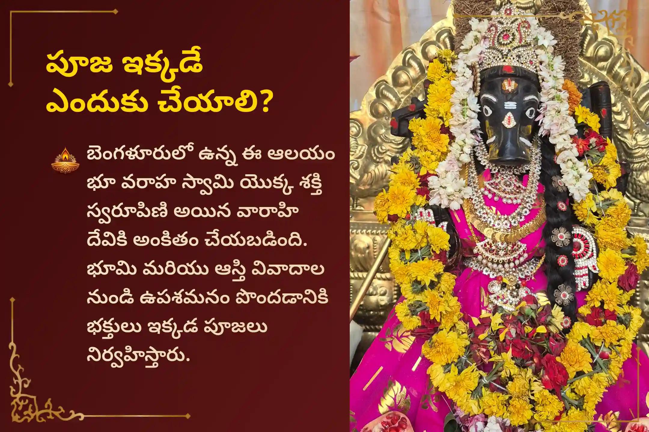 🔱 మీ భూ వివాదాల పరిష్కారం కోసం మరియు కొత్త ఇల్లు కనాలనే మీ కలలు నెరవేరడం కోసం, వరాహ జయంతి భూ వివాదాల పరిష్కార ప్రత్యేక భూ వరాహ స్వామి పూజ మరియు హోమంలో పాల్గొనండి 🙏