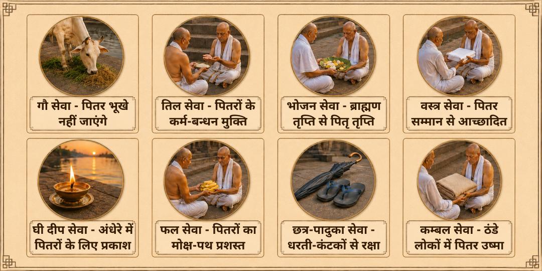 पितृ पक्ष गया जी सम्पूर्ण पितृ ऋण मुक्ति अष्ट महासेवा