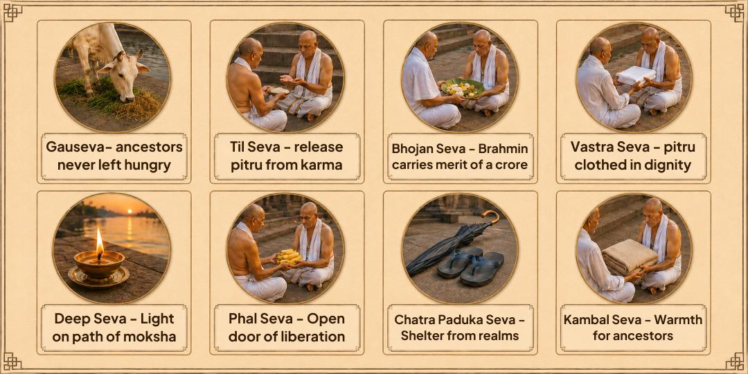 Pitru Paksha Gaya Ji 8 Mahasevas for Complete Pitru Rin Mukti