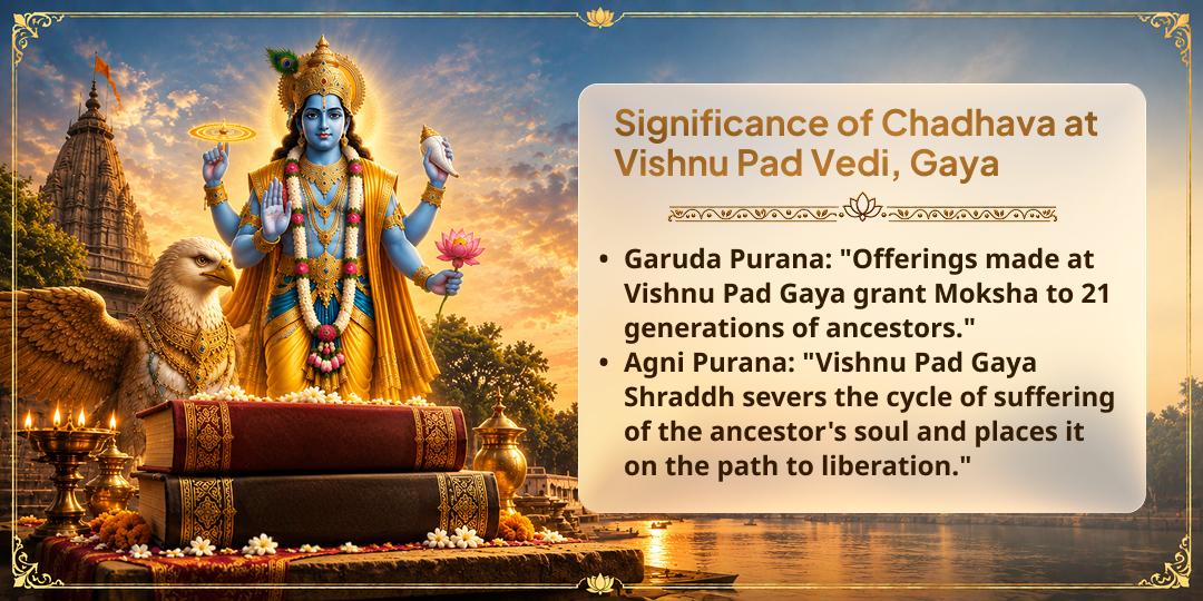 Pitru Paksha Shraddh 16 Tithis Vishnu Pad Vedi Gaya Pitru Moksha Chadhava
