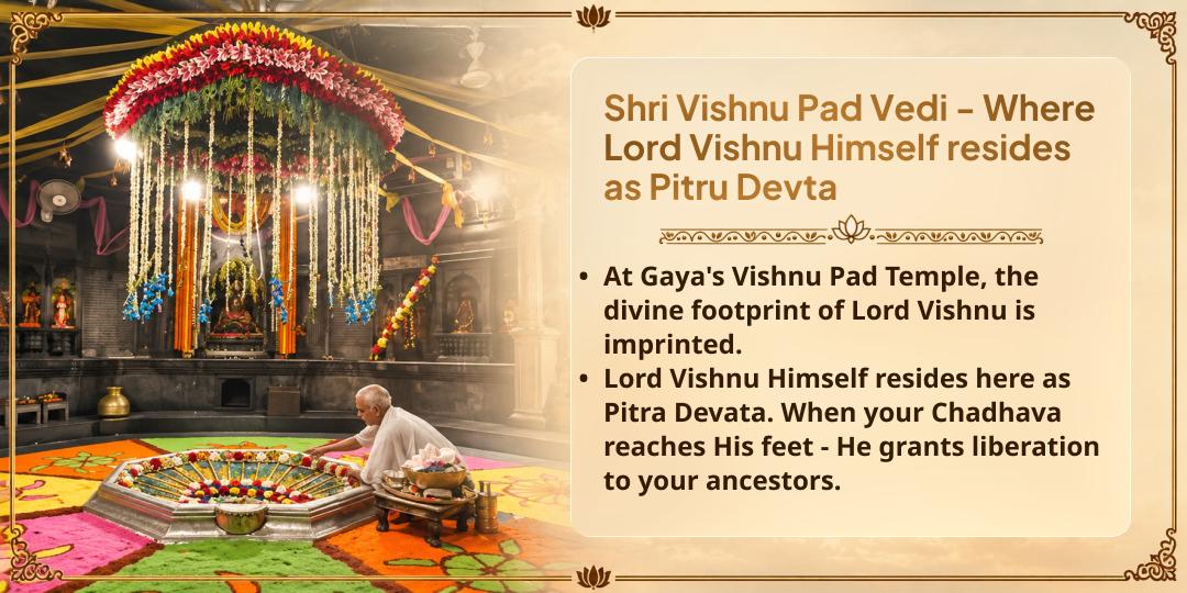 Pitru Paksha Shraddh Shri Vishnu Pad Vedi Gaya Pitru Mukti Chadhava