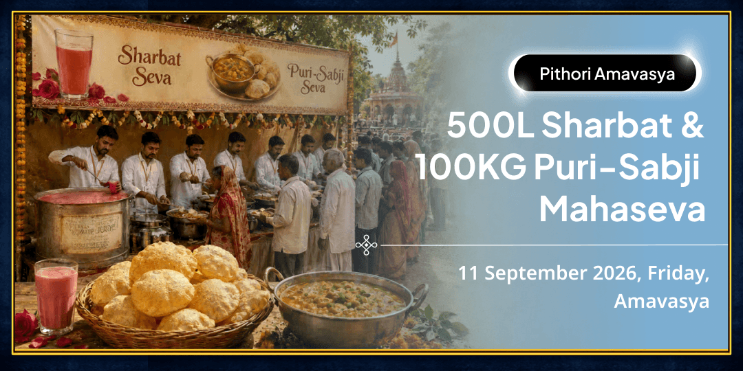 Pithori Amavasya 500L Shikanji & 100KG Puri-Sabji Mahaseva