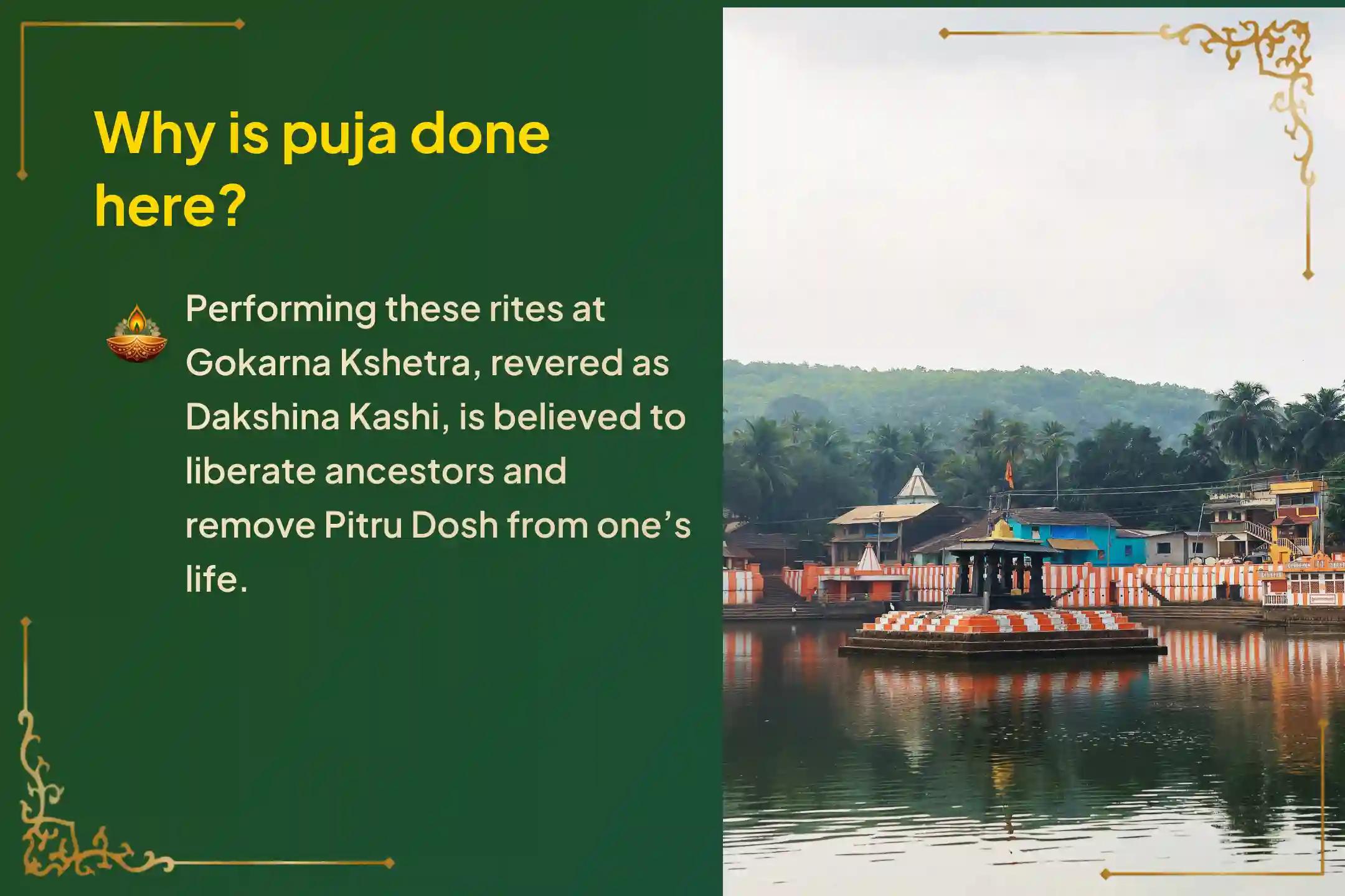  Participate in Shraddha Purnima Dakshina Kashi Gokarna Special  Narayan Bali, Tripindi Shradh, and Tila Homa to bring peace to departed souls and relief from family disputes.