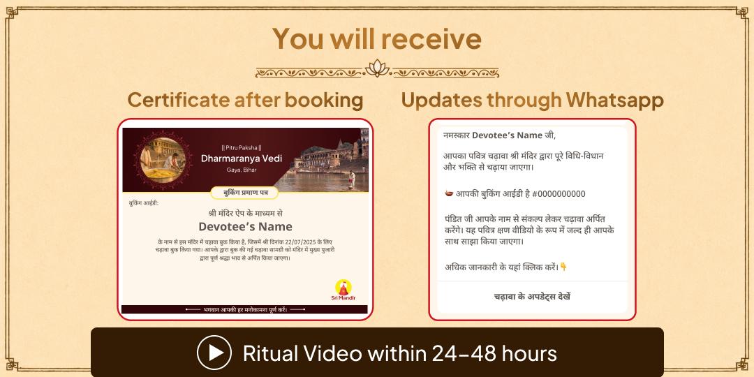 Pitru Paksha Gaya Ji Pitru Mukti 101KG Khichdi Bhojan Seva 