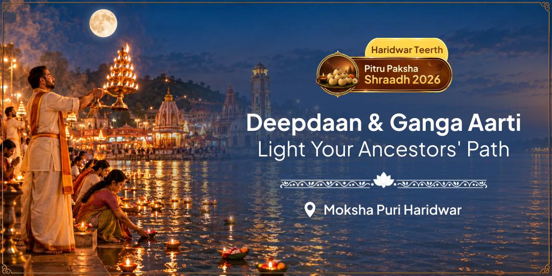 Light Your Ancestors' Path to Moksha at India's Most Sacred Ganga Ghat in Moksh puri Haridwar!