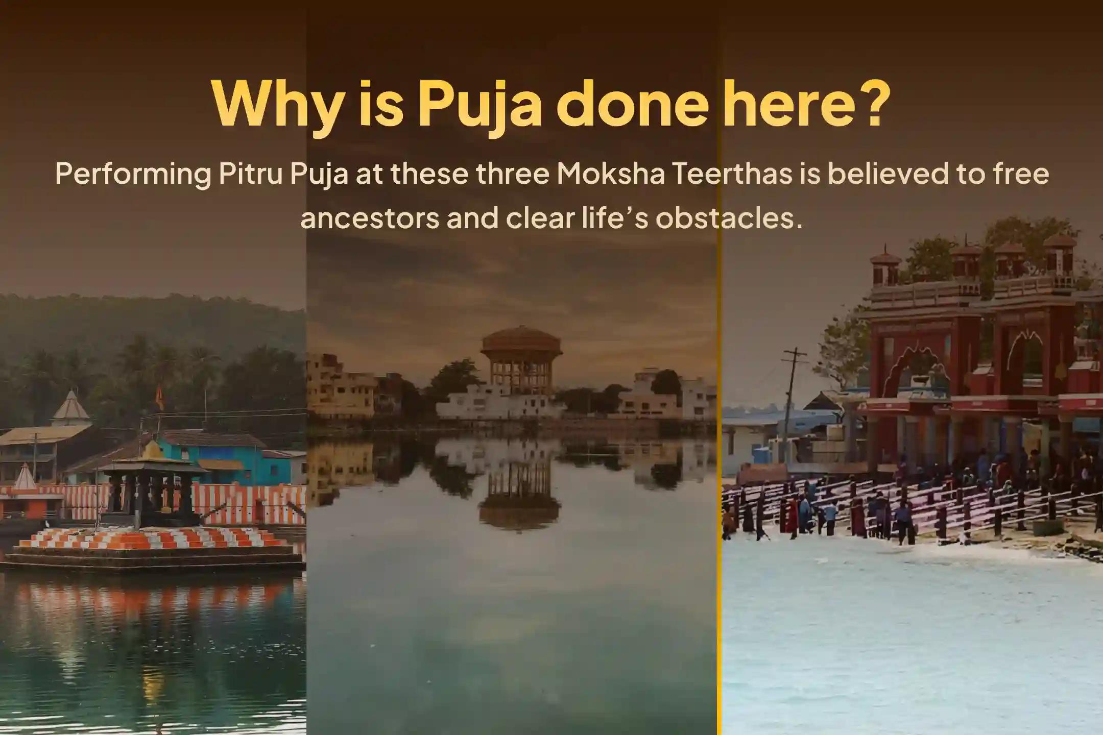 Participate in the Pitru Paksh First Day 3 Moksh Teerth Special Gokarna-Kashi-Rameshwaram Ghat Pitru Shanti Puja and Homa to relieve the Ancestral Curse and bring peace to the departed souls