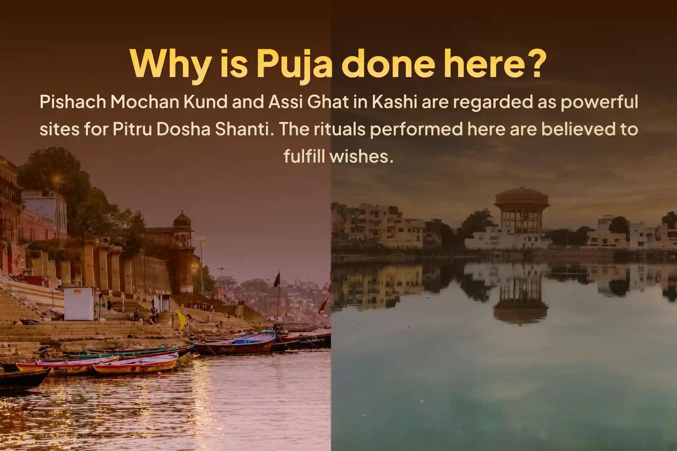 Participate in the 15 Day Kashi Pitru Shanti Special Kashi 15 Day Daily Pitru Dosh Shanti Mahapuja, Ganga Aarti, and Daily Brahmin Bhojan for pitru dosh relief and ancestral blessings