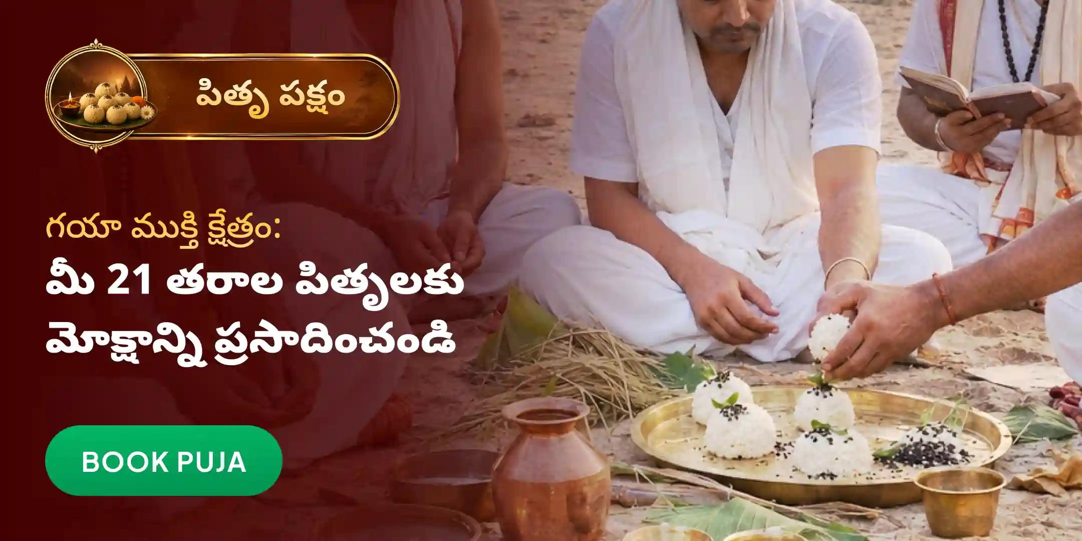 గయ పిండదానం మరియు సర్వ పితృ శాంతి పూజ