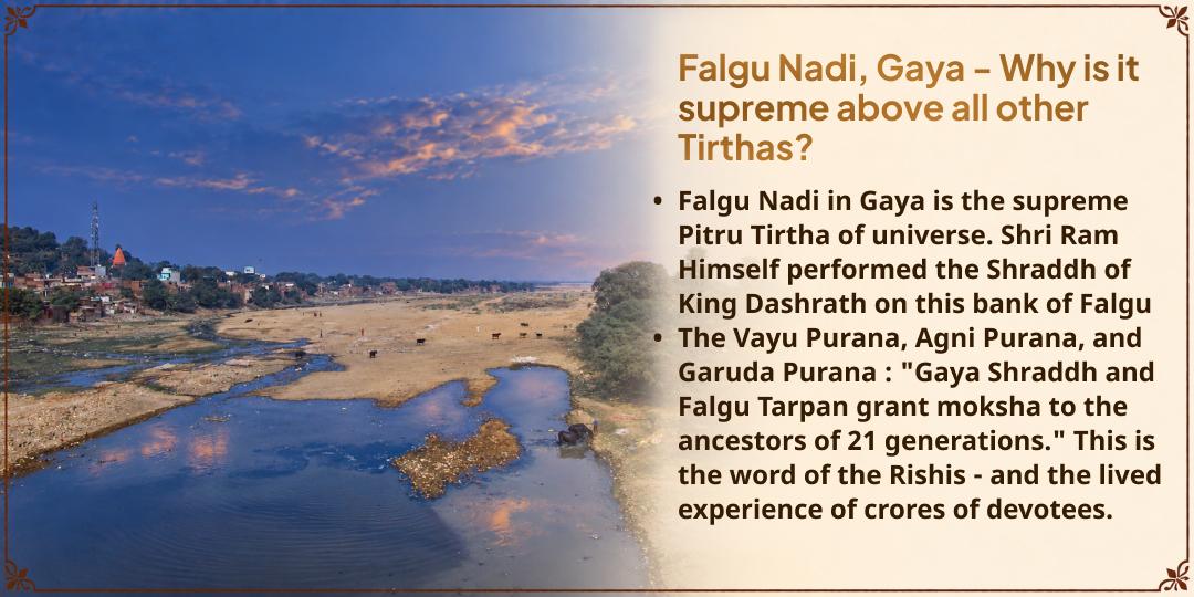 Pitru Paksha Shraddh 16 Tithis Gaya ji Falgu River Pitru Tarpan