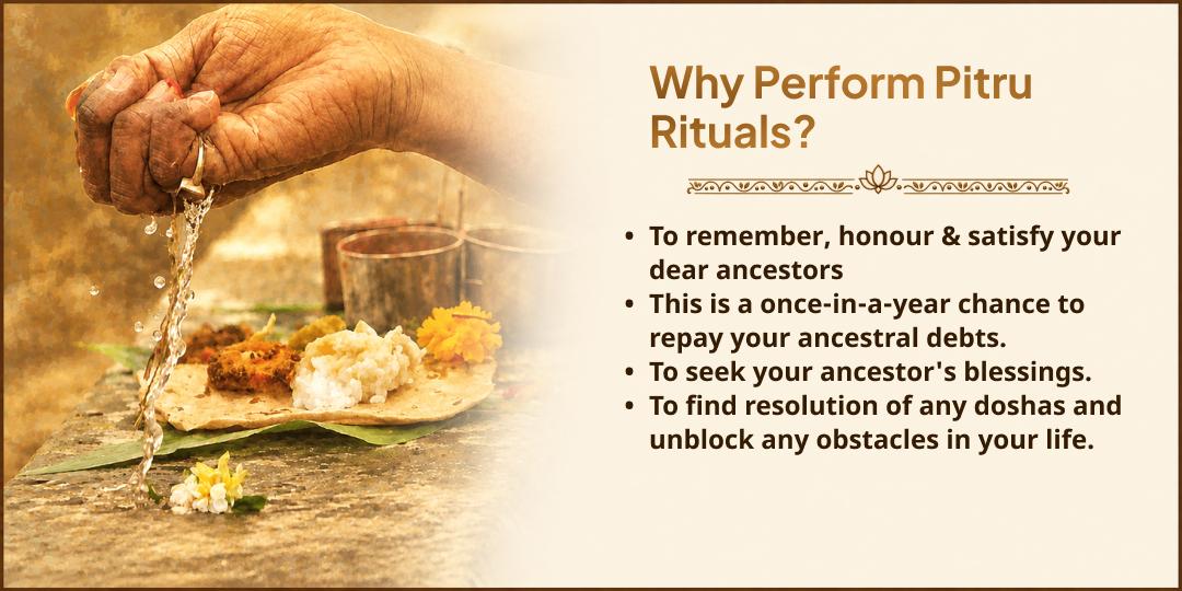 Pitru Paksha Shraddh 16 Tithis | 16 Pitru Teerths 21 Brahmins Seva | In the Name of Your Ancestors
