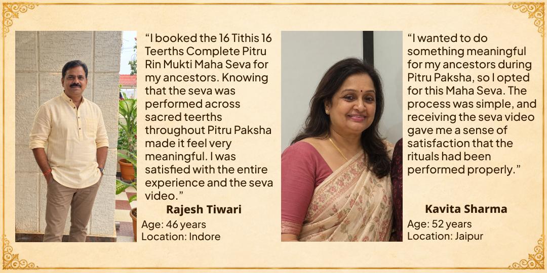 Pitru Paksha Shraddh 16 Tithis 16 Teerths Complete Pitru Rin Mukti Maha Seva
