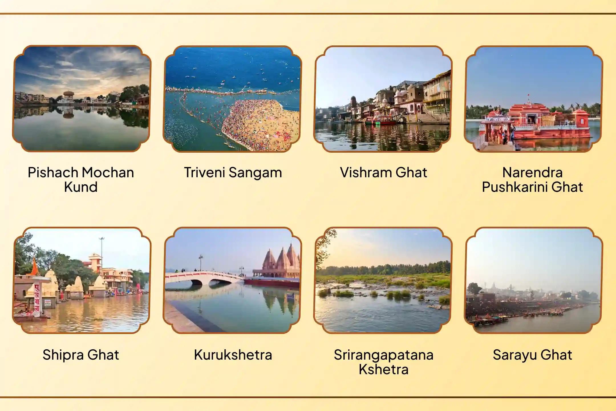 From Kashi to Gaya Ji, pray for your ancestors across 16 sacred pilgrimage sites.