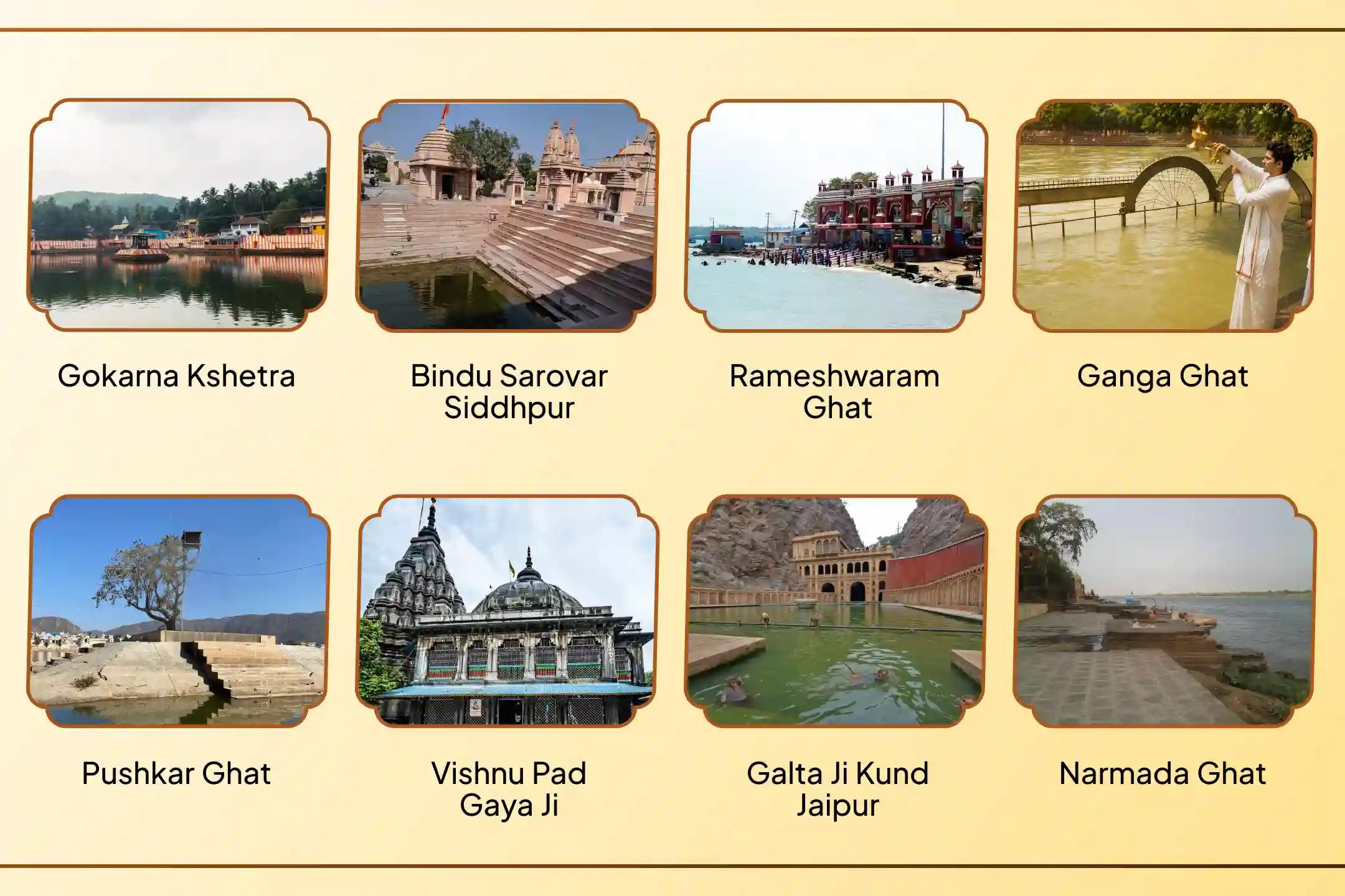 From Kashi to Gaya Ji, pray for your ancestors across 16 sacred pilgrimage sites.