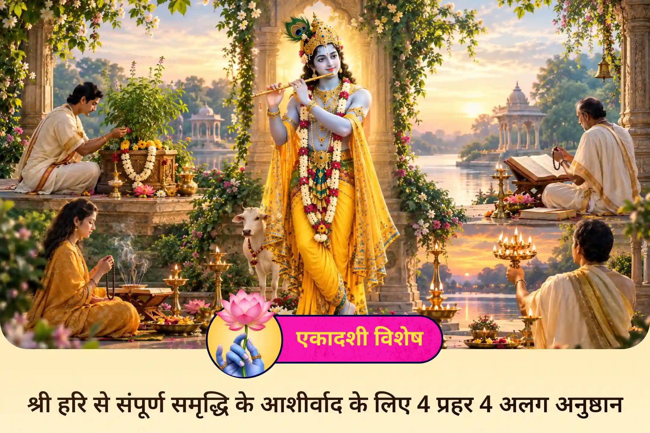 वृंदावन में श्री हरि की भक्ति में बिताएं चार प्रहर और पाएं दिव्य अनुभूति!