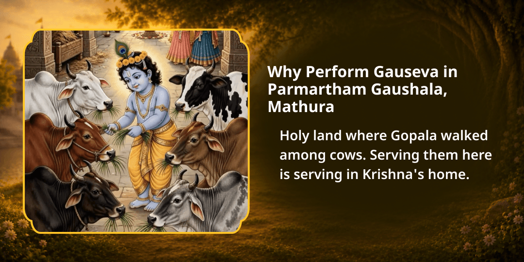 Radhashtami 101 Gau Mata Seva in Mathura