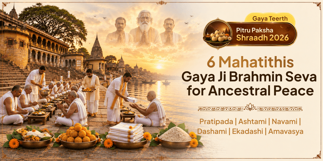 At the Ground Where Vishnu's Liberating Grace Never Leaves, Perform Brahmin Seva across 6 Mahatithis - Book Now! 