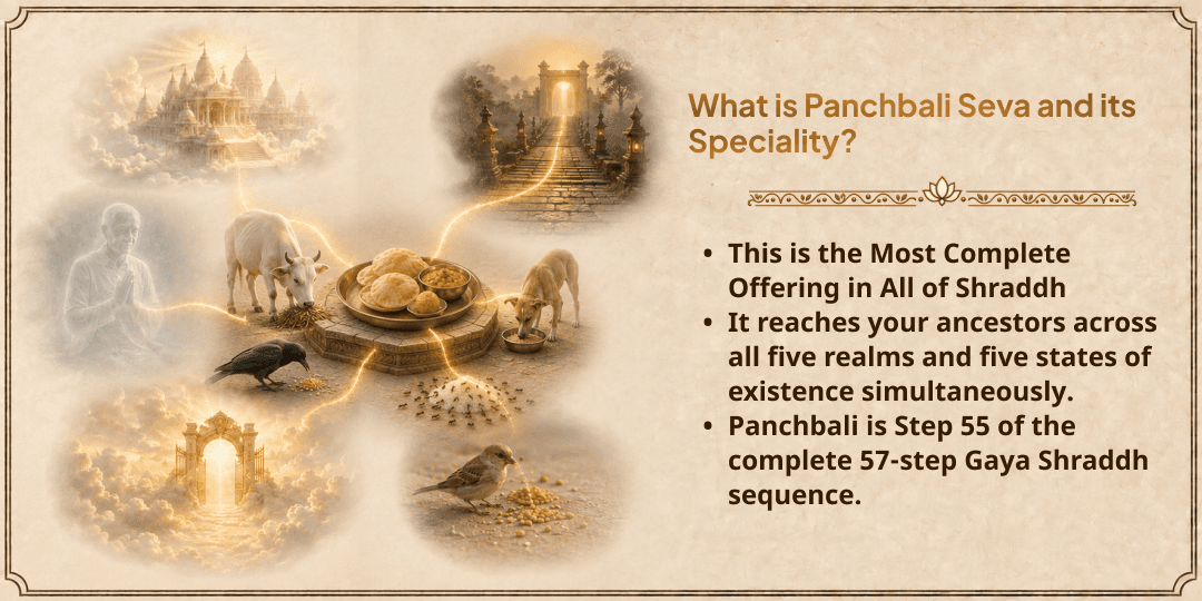 Pitru Paksha Shraddh 6 Tithis Gaya Ji Panchbali Seva for Ancestral Blessings 