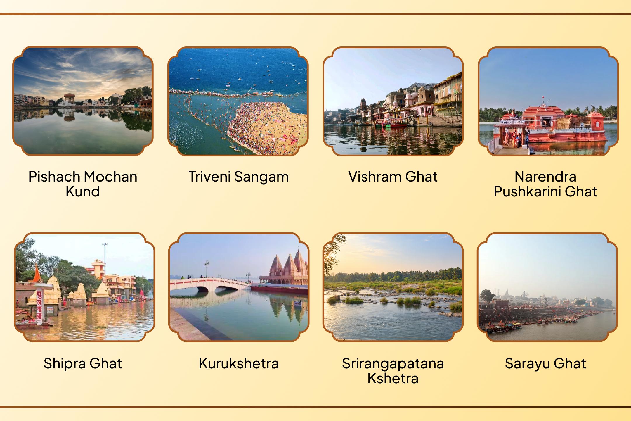 From Kashi to Kurukshetra, join this sacred journey across 15 holy tirths and pray for the peace of your ancestors.