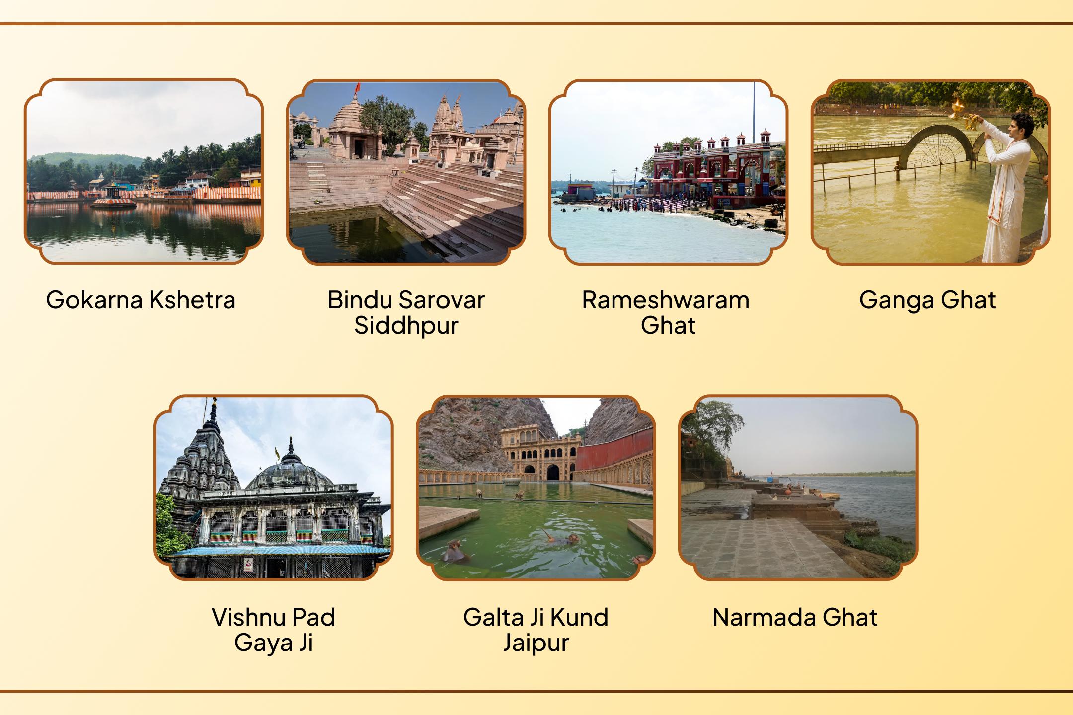 From Kashi to Kurukshetra, join this sacred journey across 15 holy tirths and pray for the peace of your ancestors.