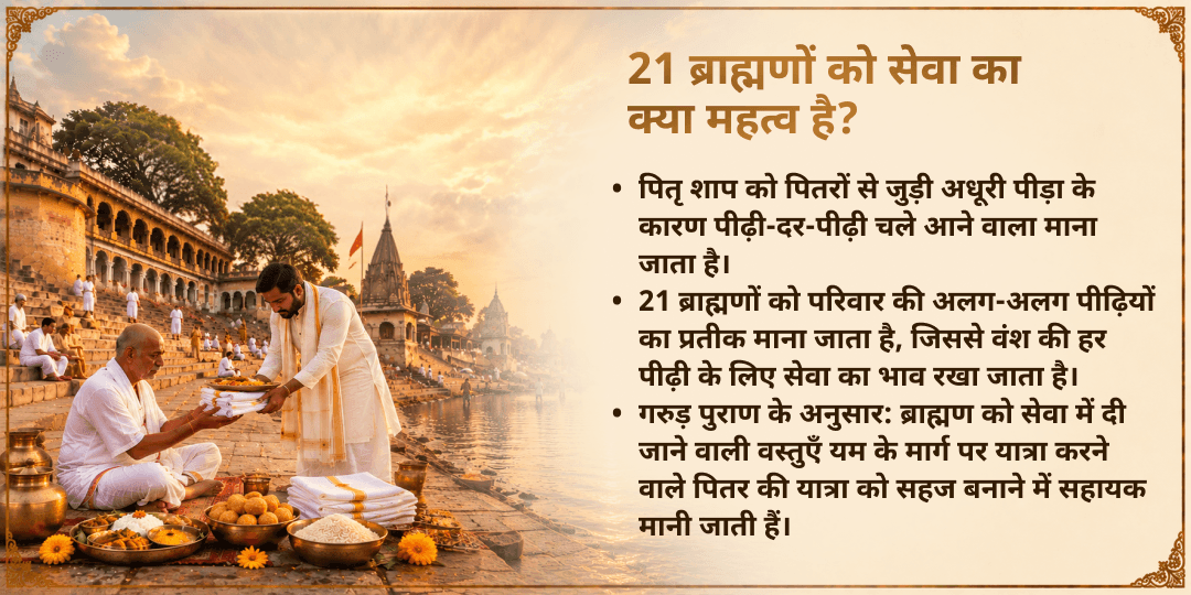 महा भरणी गया जी पितृ शाप मुक्ति 21 ब्राह्मण सेवा