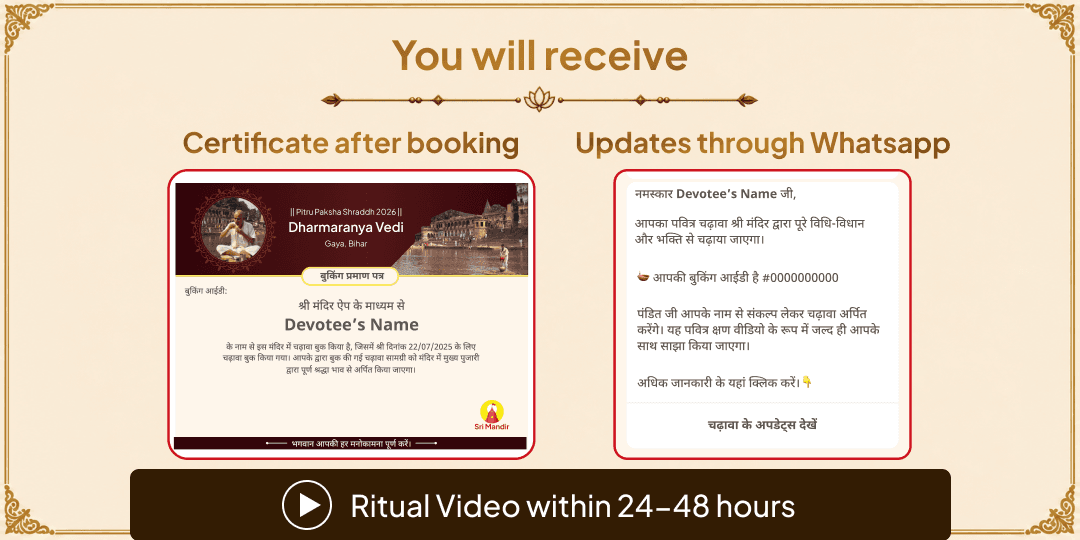 Maha Bharani Gaya Ji Pitru Shaap Mukti 21 Brahmins Seva 
