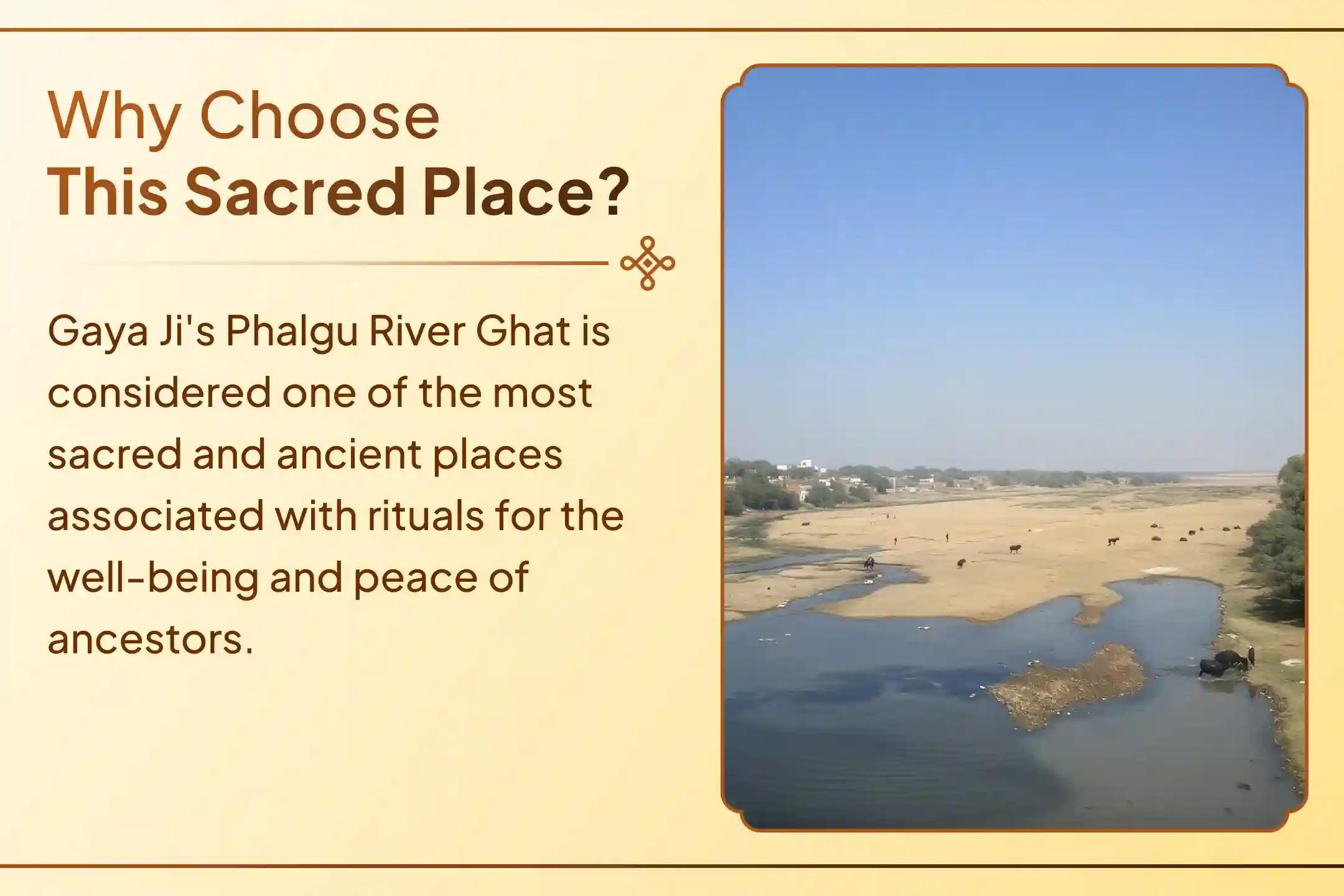 Perform Shraadh Puja for your ancestors at Gaya Ji, where no Pitru ritual begins without invoking its name.