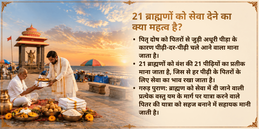 पितृ पक्ष महा भरणी स्वर्गद्वार भूमि पुरी 21 ब्राह्मण सेवा