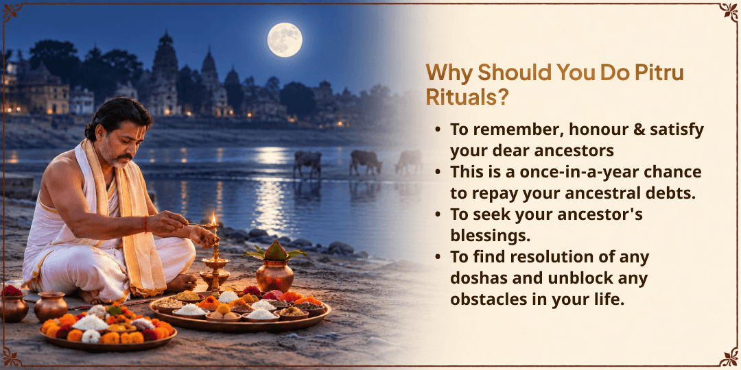 Pitru Paksha Shraddh 15 Days Pitru Mukti Gokarna 21 Brahmin Seva Sankalp