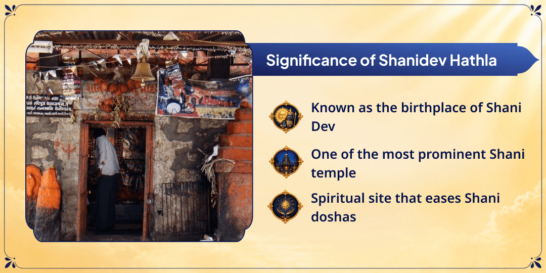 Saturday Shanidev Janmasthali Hathla Temple Chadhava