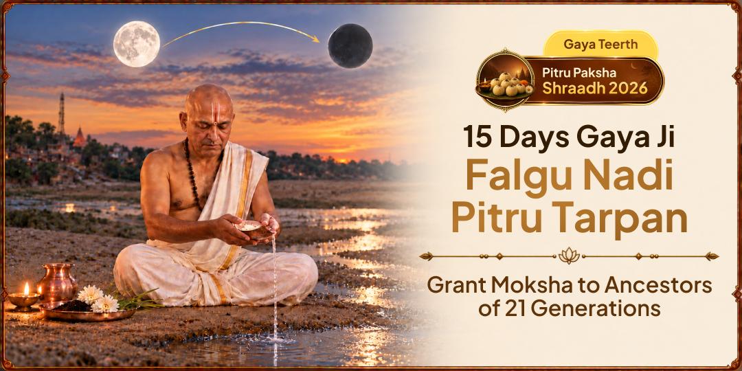 Pitru Tarpan at Gaya Ji's Sacred Falgu Teertha this Pitru Paksha - Join Now to Grant Moksha to 21 Generations of Ancestors!