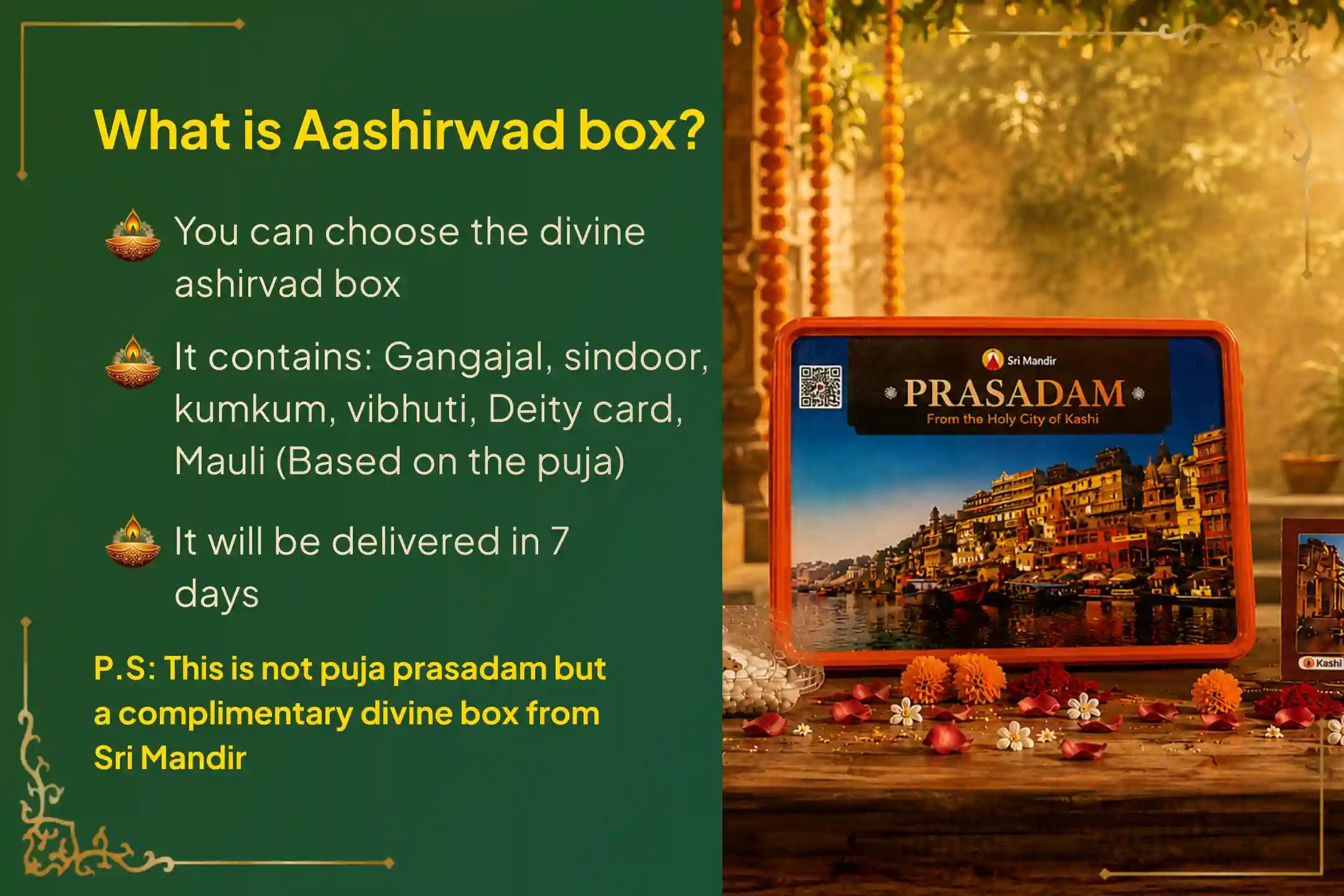 Participate in the sacred 'Kashi Sarva Pitru Shanti Puja and 21 Brahmin Bhojana Daana Seva' to obtain ancestral karmic relief, resolve family disputes, and liberate departed souls.