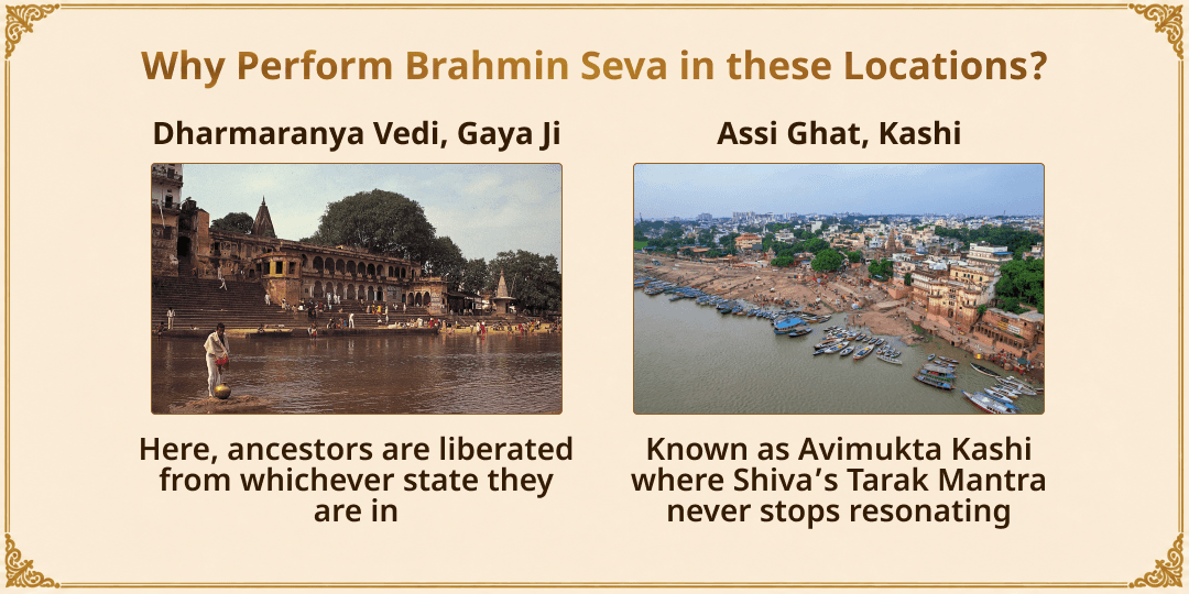 Maha Bharani 4 Moksh Teerth 21 Brahmins Seva for Liberation of Ancestors 
