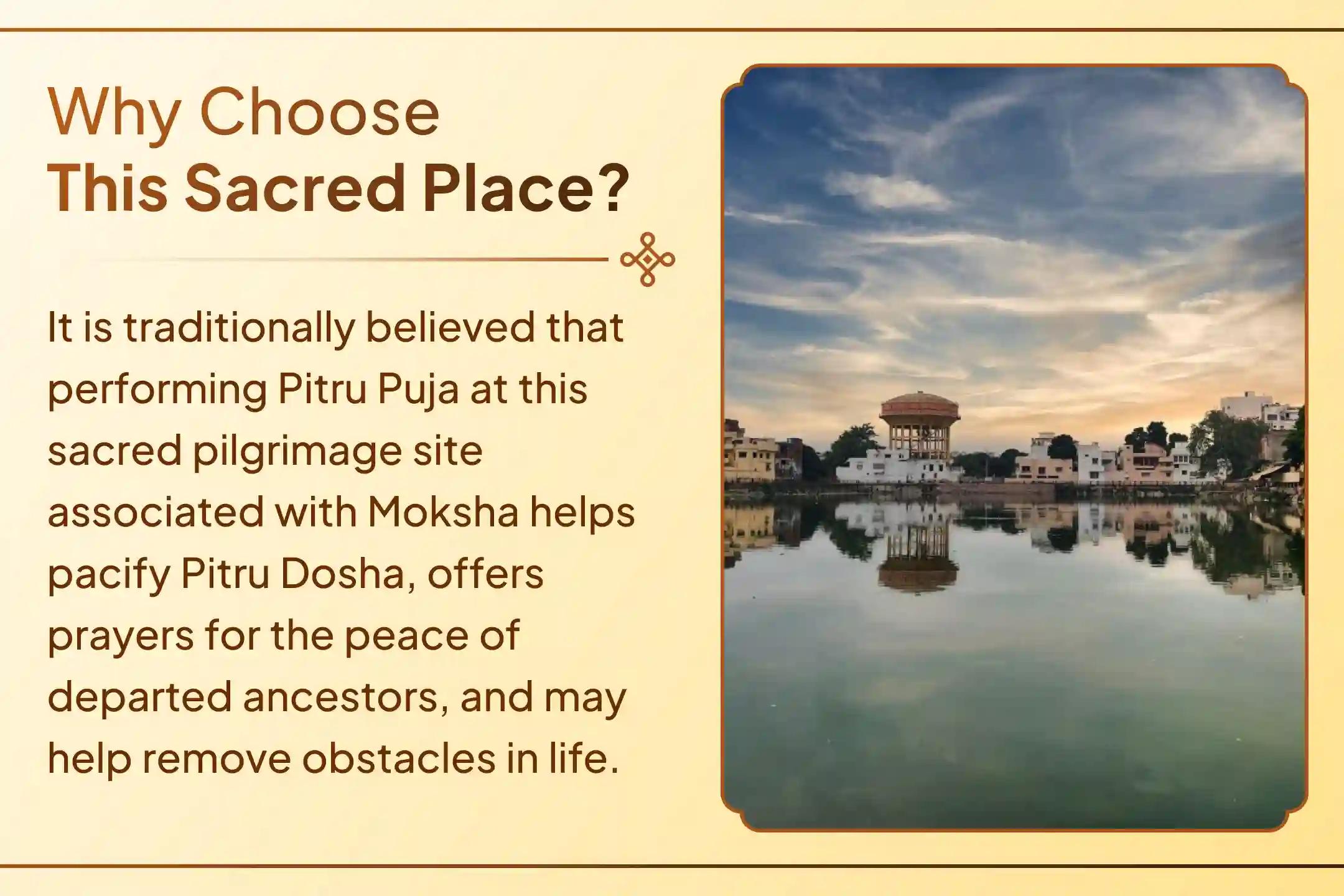 On the final day of Pitru Paksha, make a sacred resolve for the peace of your ancestors in Moksha Nagari Kashi.