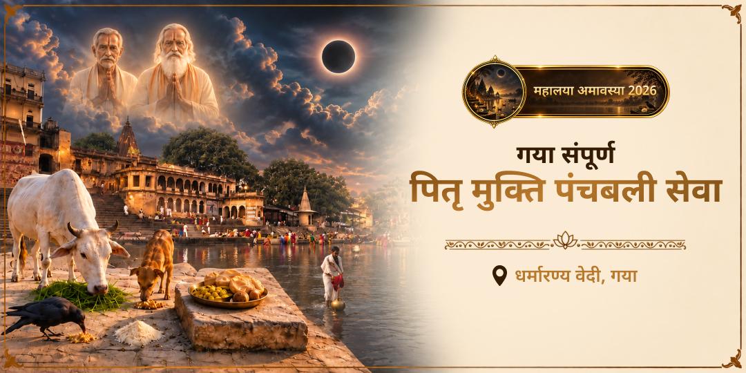 गोबलि | श्वान बलि | काकबलि | देवादिबलि | पिपीलिकाबलि - सभी 5 पितृ लोकों तक पहुँचने वाली पंचबलि सेवा। अभी बुक करें!