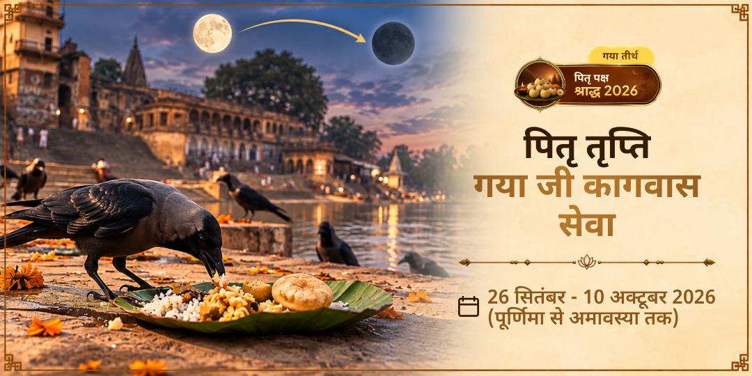 पितृ पक्ष श्राद्ध पितृ तृप्ति गया जी कागवास (काक बलि) सेवा