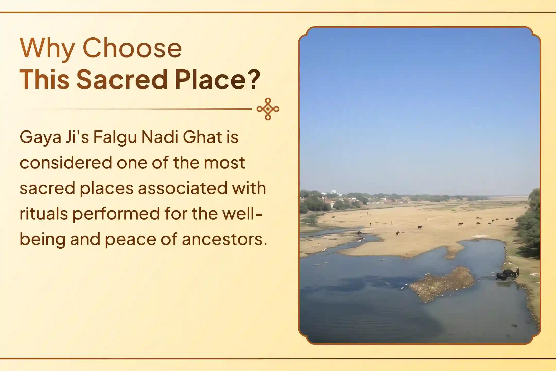 Where Mata Sita is believed to have performed Pind Daan, you too can have a Puja performed for your ancestors.