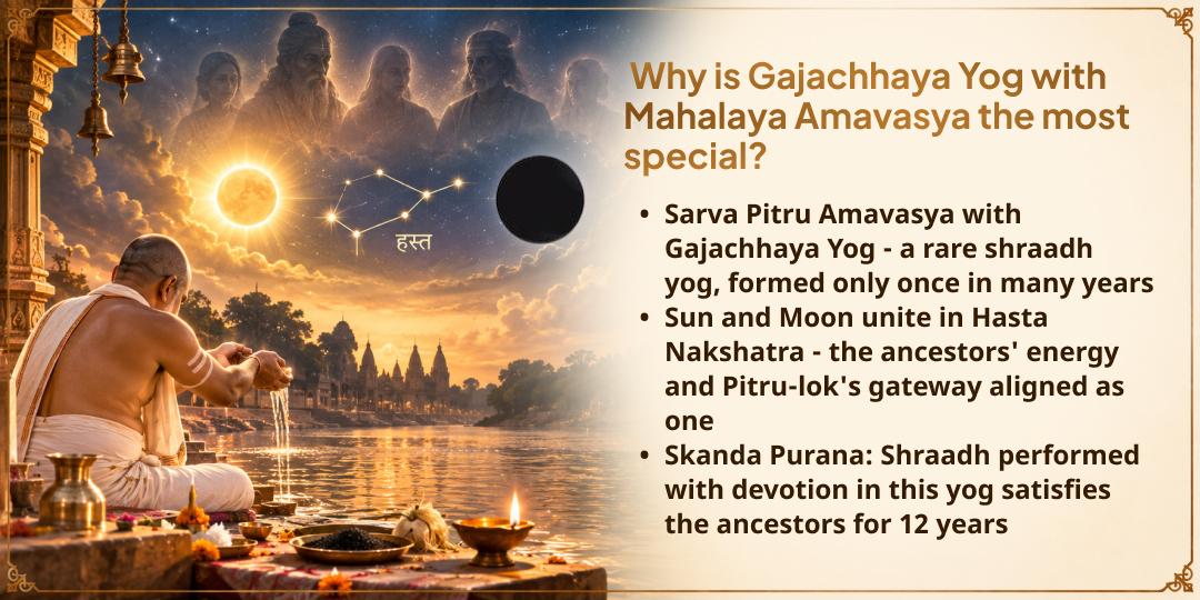 Mahalaya Amavasya-Gajachhaya Yog Akshaya Vat Gaya Pitru Visarjan Deep Prajwalan Seva
