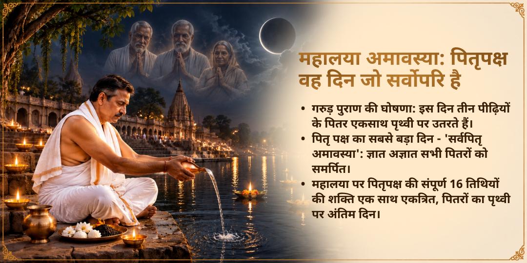 महालया सर्व पितृ अमावस्या कुल-उद्धरण विष्णु पद-यमराज चढ़ावा 