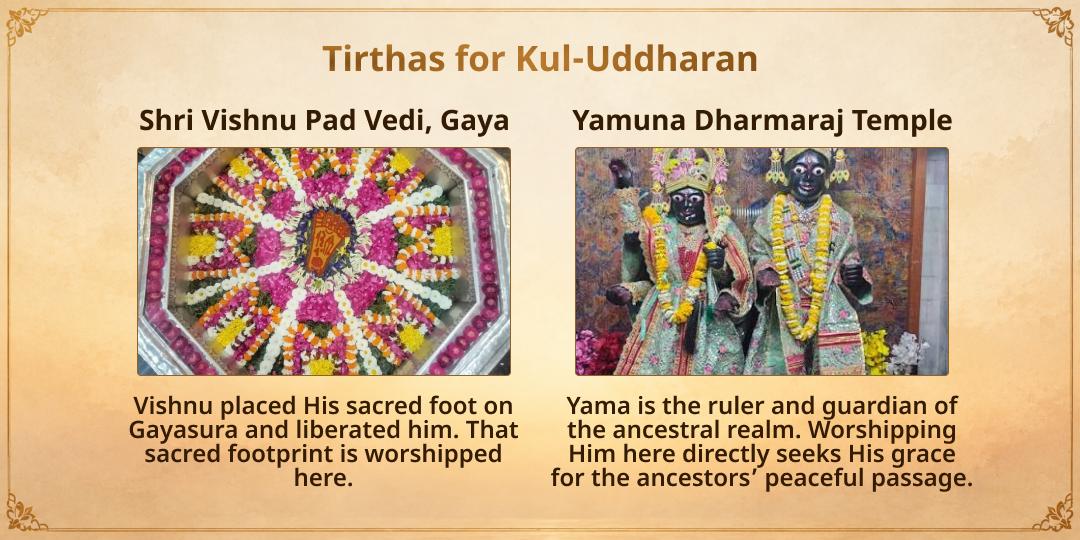 Mahalaya Sarva Pitru Amavasya Kula Uddharana Vishnu Pad-Yamraj Chadhava