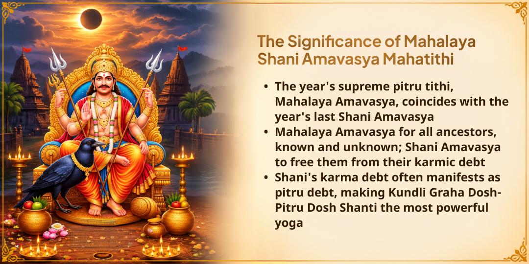Mahalaya Shani Amavasya Kundli Graha Dosh-Pitru Dosh Shanti Havan Ahuti & Chadhava
