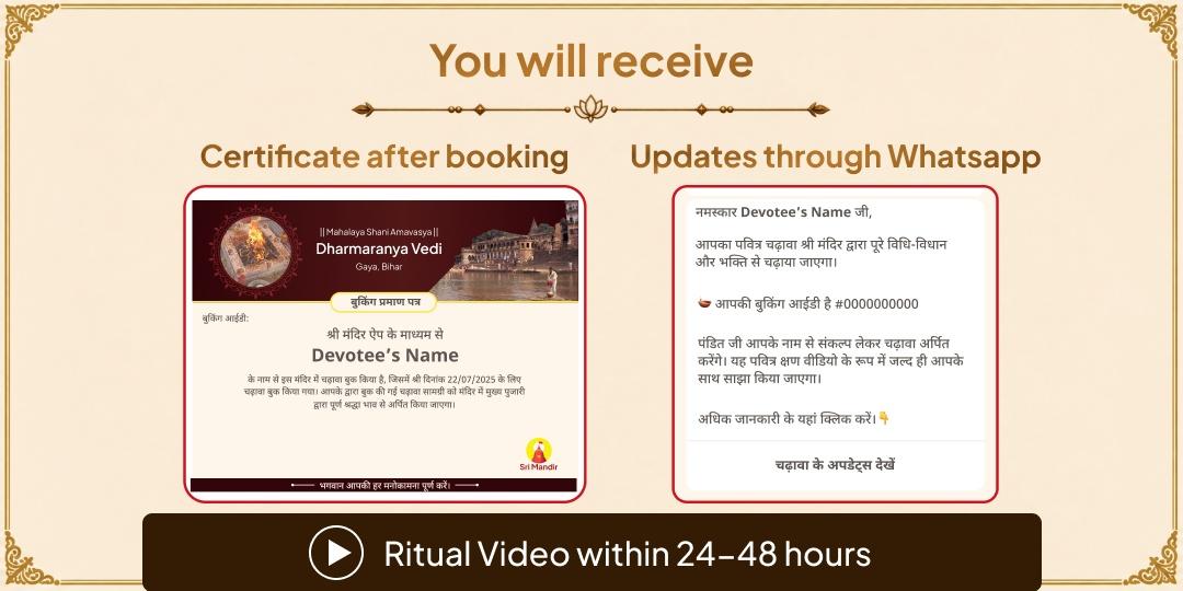 Mahalaya Shani Amavasya Kundli Graha Dosh-Pitru Dosh Shanti Havan Ahuti & Chadhava