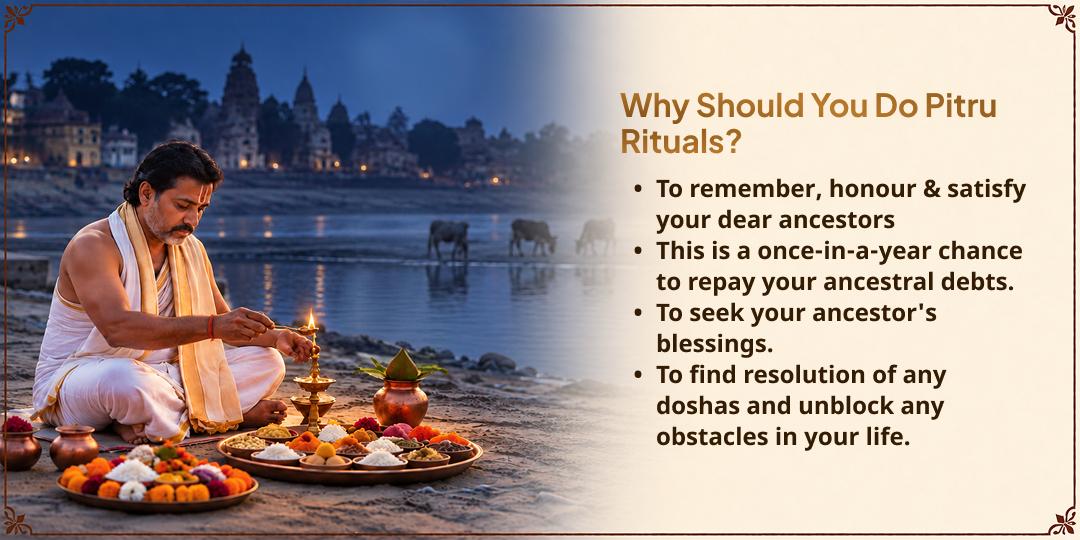 Pitru Paksha Shraddh 3 Days Pitru Mukti Gokarna 21 Brahmin Seva Sankalp