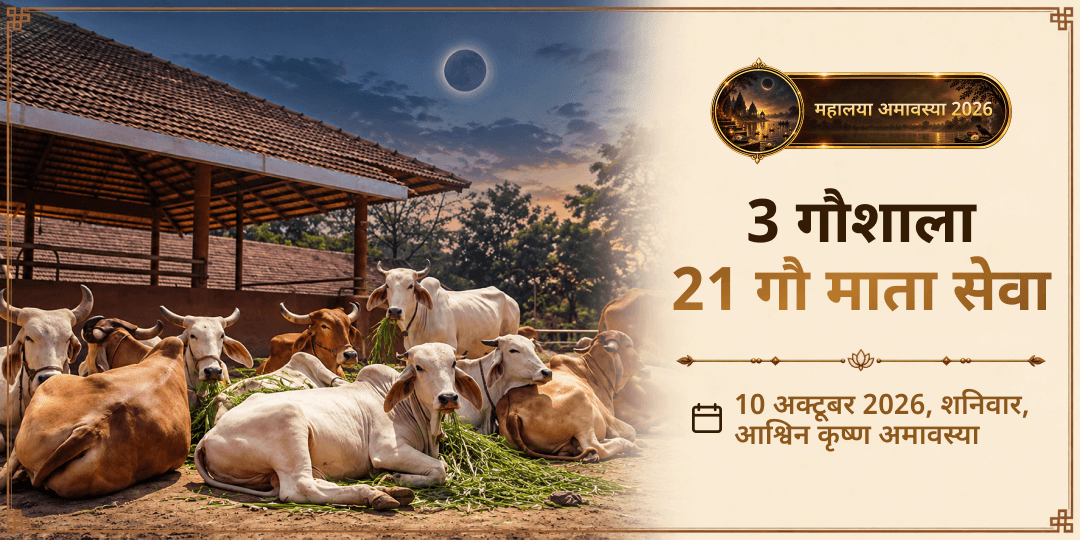 महालया सर्व पितृ अमावस्या 21 गौ माता सेवा पितरों के सुरक्षित वैतरणी पारगमन के लिए