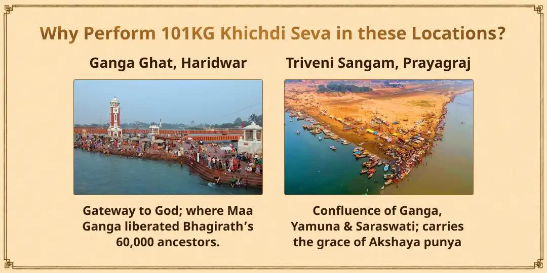 Mahalaya Pitru Amavasya Pitru Santushti 4 Teerth 101KG Khichdi Needy Seva