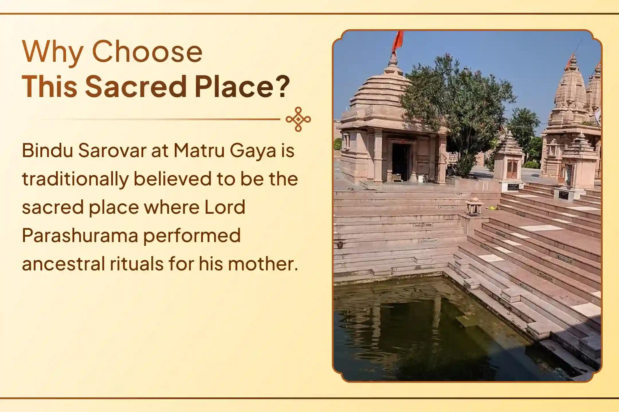 Perform Shradh for your female ancestors where Lord Parashurama performed ancestral rituals for his mother.