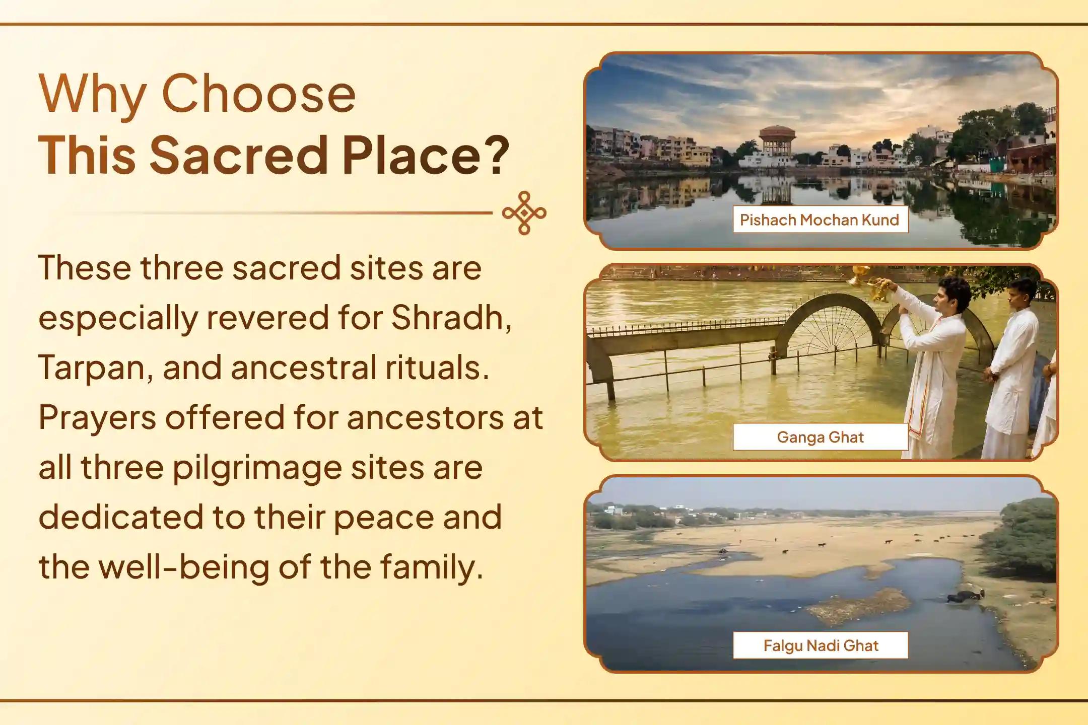 Three sacred pilgrimage sites, one Sankalp- a special Ekadashi ritual for ancestors.